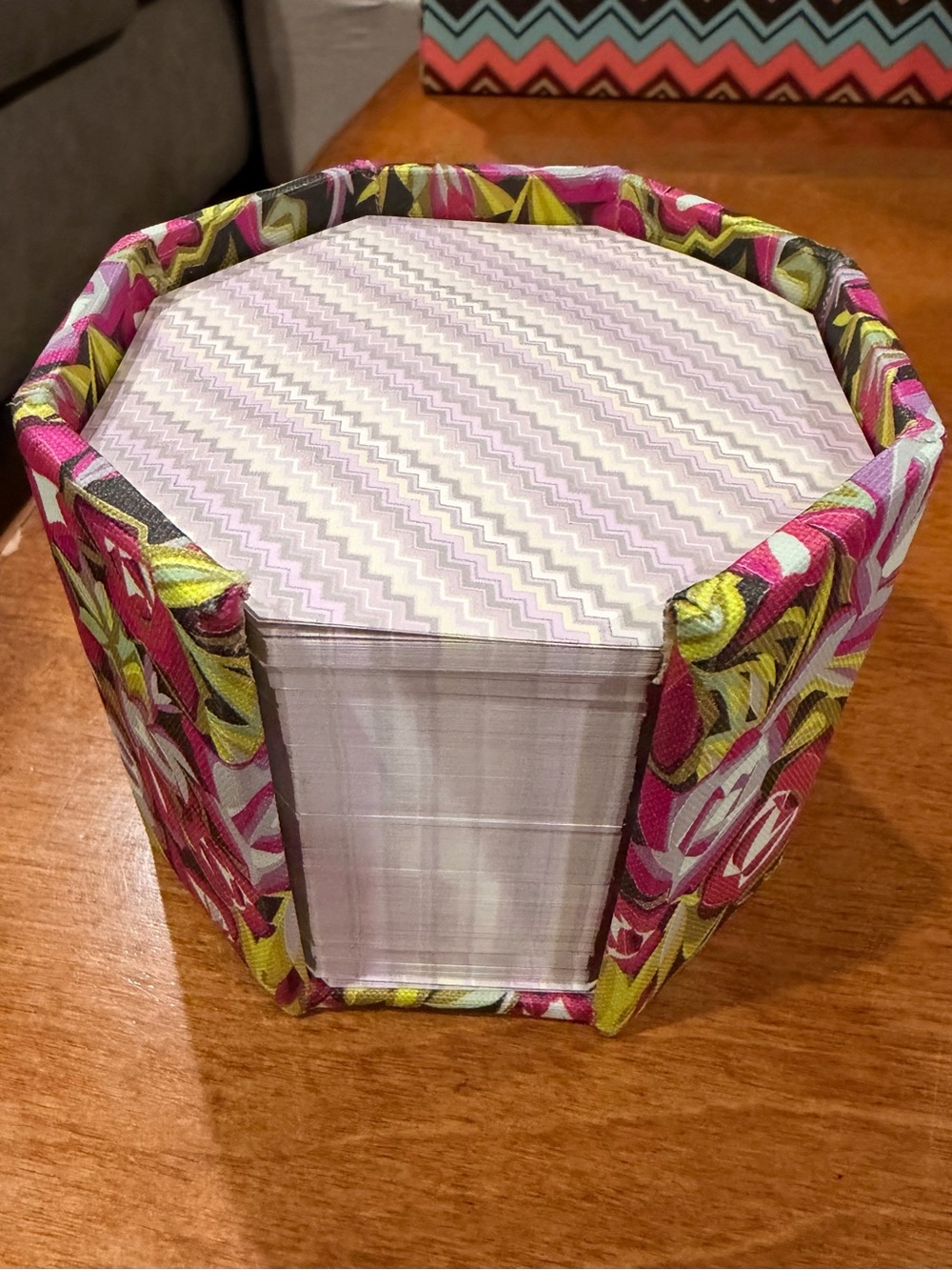 Missoni for Target Floral Note Paper Holder Cube - 2011 Passione Print